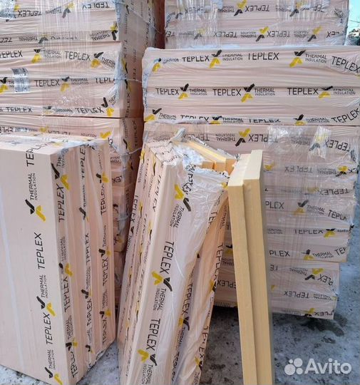 Эппс Пенополистрол Пеноплекс Теплекс 100мм 4шт