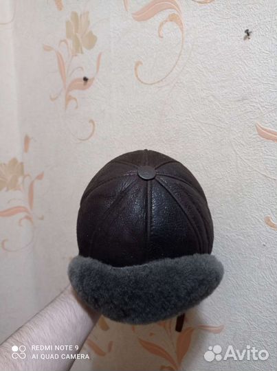 Шапка детская из натурального меха овчины новая