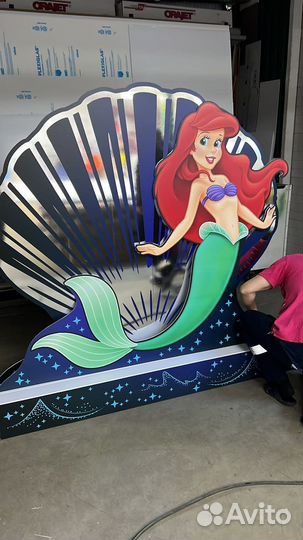 Фотозона Русалочка с подстветкой