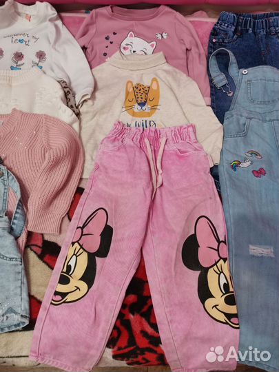 Вещи пакетом на девочку 104