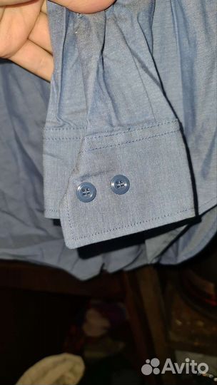 Рубашка из шабрэ USN США - 1987г