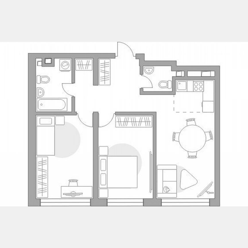 2-к. квартира, 65,2 м², 9/25 эт.