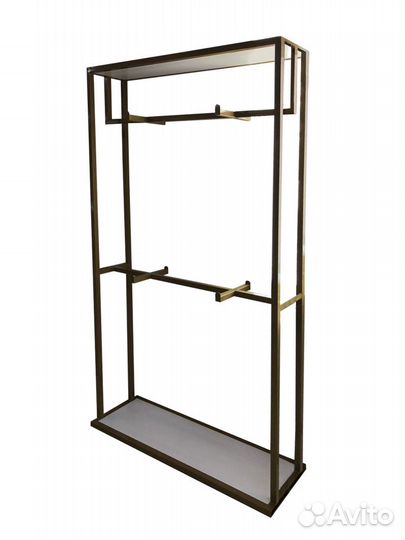 Вешала пристенные, рейлы для магазинов одежды