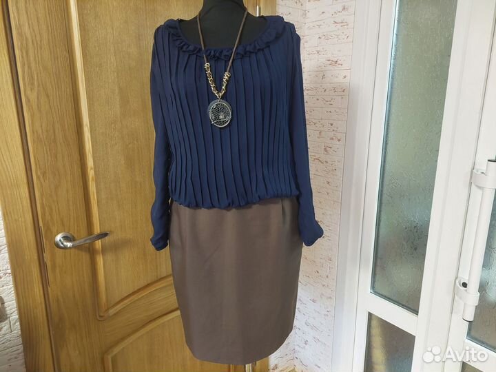 Блузка нарядная плиссированная Турция вискоза