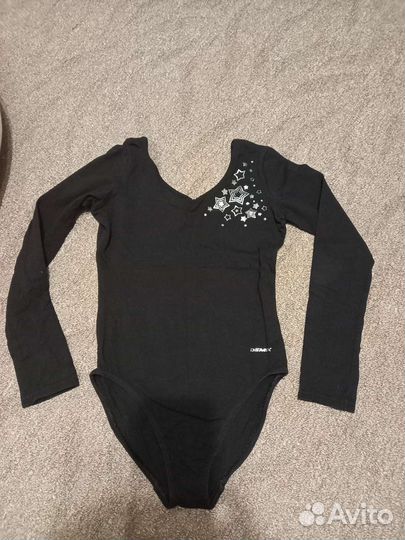 Трикотажный танцевальный купальник для девочки