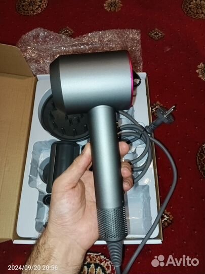 Фен для волос профессиональный мощный с насадками