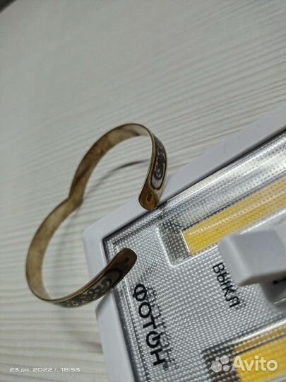 Браслет серебро