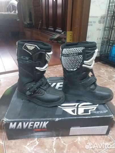 Мотоботы кроссовые детские