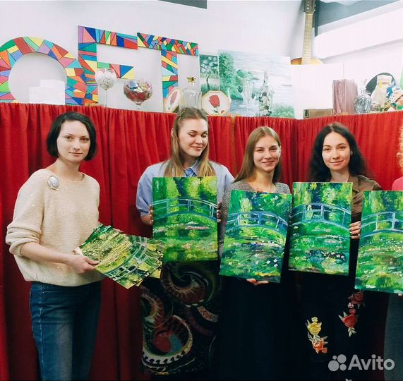 Корпоротив, Арт-вечеринка, Девичник, Арт-терапия