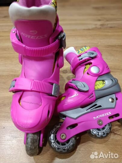 Роликовые коньки детские раздвижные