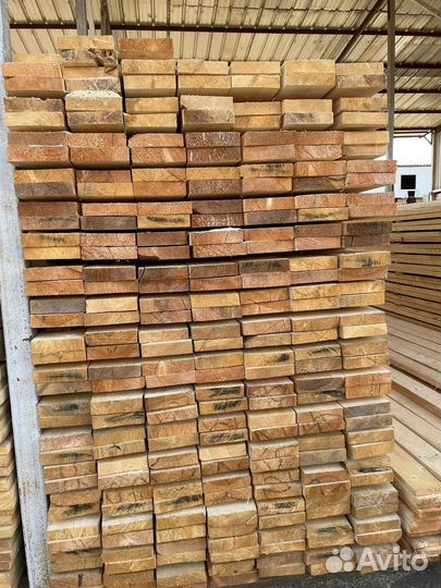 Обрезная доска из сосны 25х100х6000