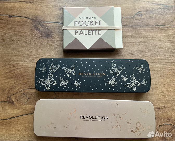 Набор Палеток теней revolution,sephora