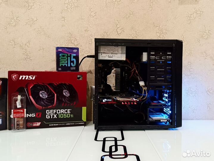 Игровой пк i5 9400 16gb GTX1050Ti