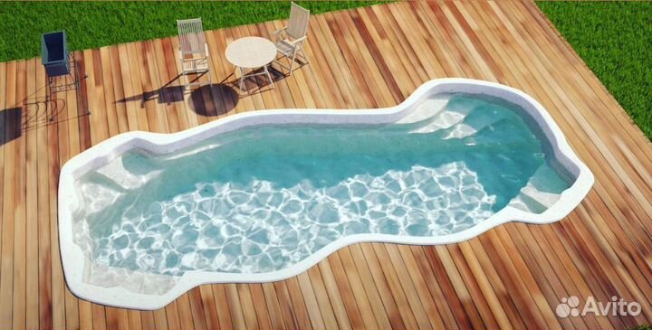 Композитный бассейн Калипсо