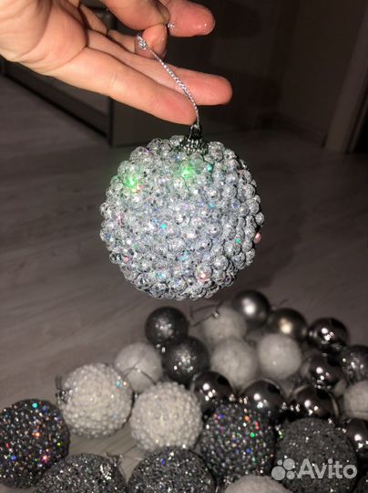 Елочные игрушки шары