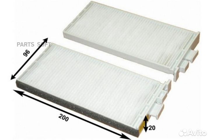 JS asakashi AC9318SET Фильтр салона