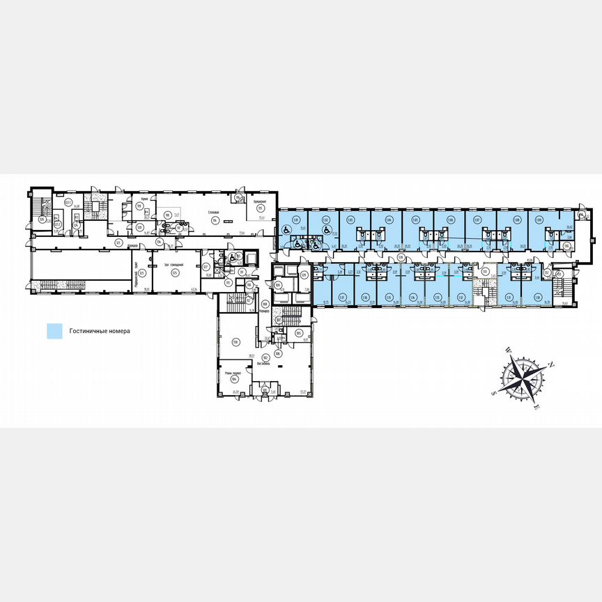 1-к. апартаменты, 20,4 м², 1/13 эт.