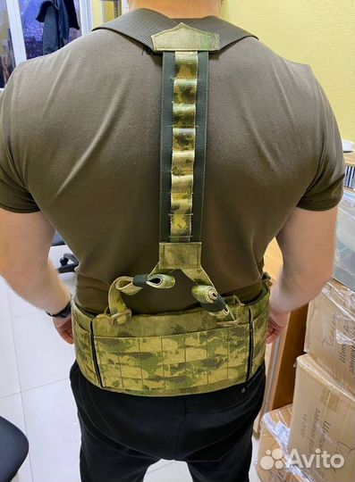 Боевой пояс с баллистической защитой и лямками Бр1