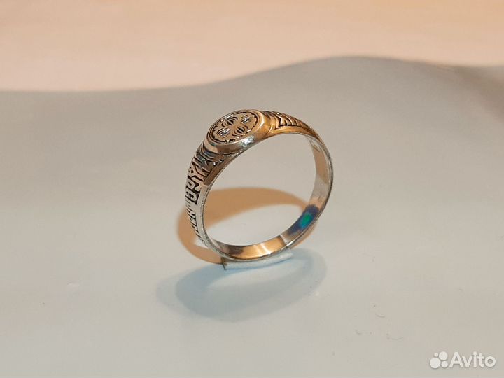 Серебряное кольцо, перстень - 