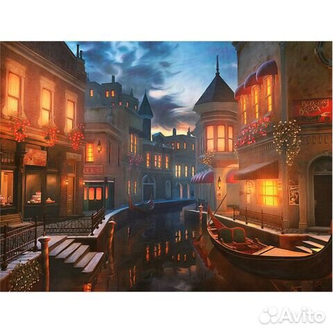 Картина стразами алмазная мозаика 40х50 см, остров