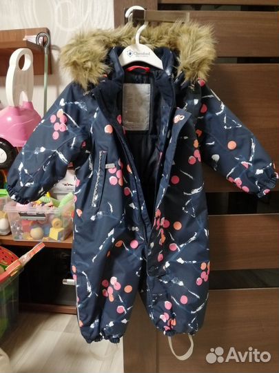 Комбинезон зимний для девочки, Reima Tec, 74 р
