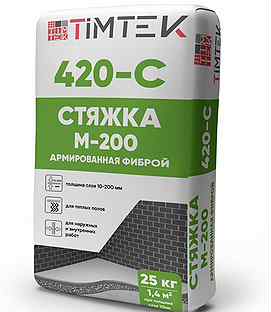 TimTek 420-C Стяжка М-200 армированная фиброй