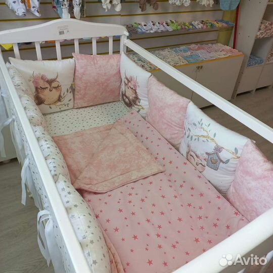 Детский комплект постельного белья из подушечек