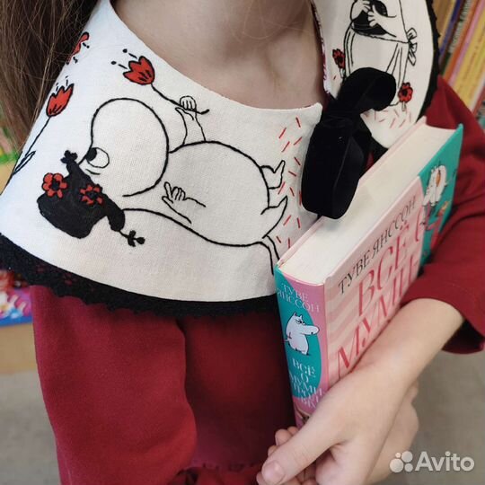 Съемный воротничок на ребенка ручная работа