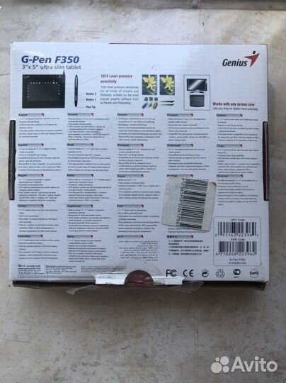 Графический планшет Genius G-pen F350