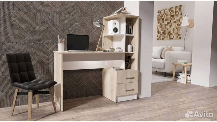 Компьютерный / Письменный Стол мкс-2 (Дуб сонома/Б