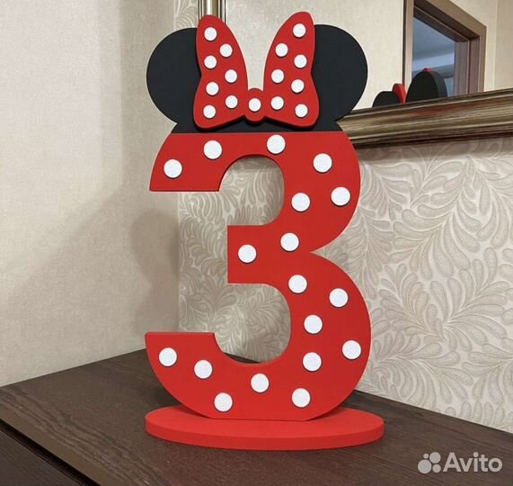 Цифра 3 на день рождения