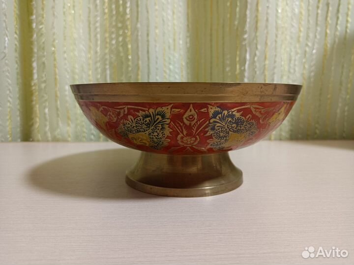 Конфетница латунь 