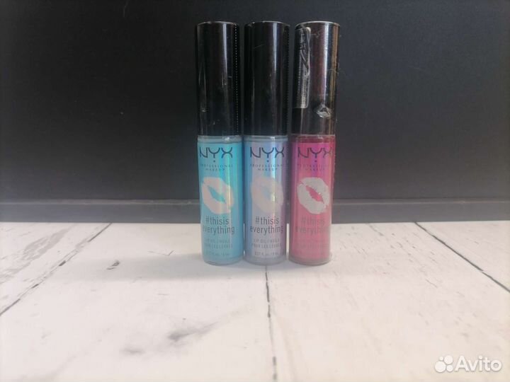 Бальзам-масло для губ NYX lip oil 2,3,4