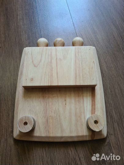 Набор для подачи сыра, доска + 3 ножа