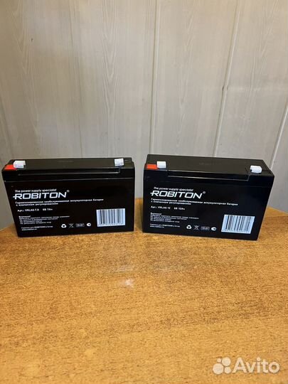 Аккумуляторы 6V свинцово-кислотные