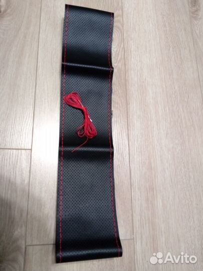 Оплетка на руль из натуральной кожи