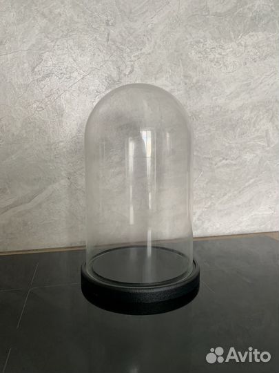 Стеклянная колба с подставкой