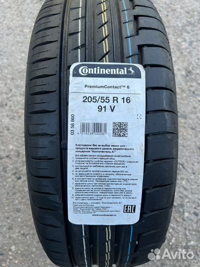 Continental PremiumContact 6 205/55 R16 91V