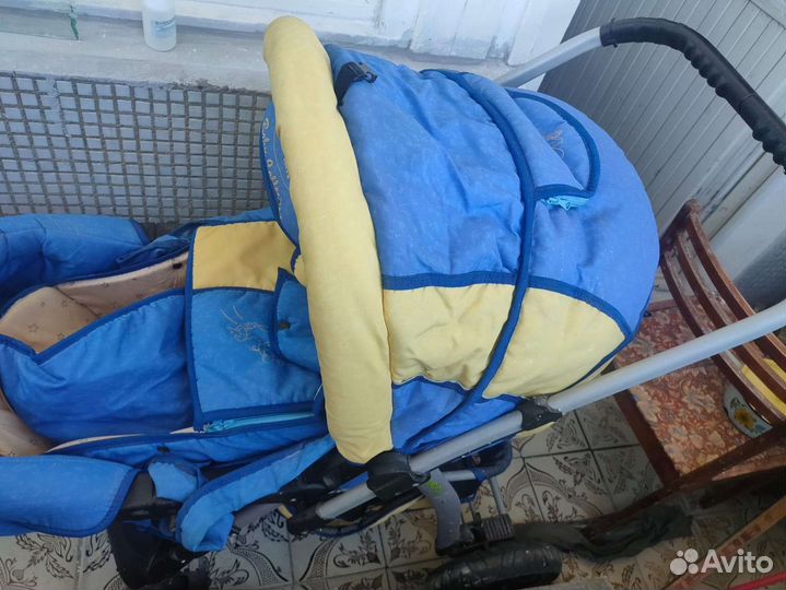 Детская коляска 3 в 1 бу трансформер