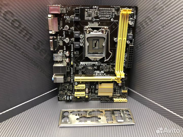 Материнская плата LGA 1150 asus H81M-K