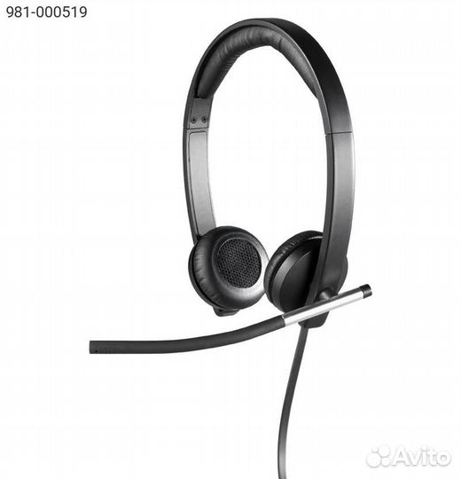 Гарнитура Logitech H650E USB Чёрный, 981-000519