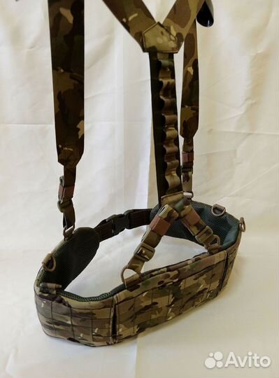 Боевой пояс тактический с защитой Бр1