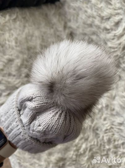 Шапка детская зимняя 0-3 мес