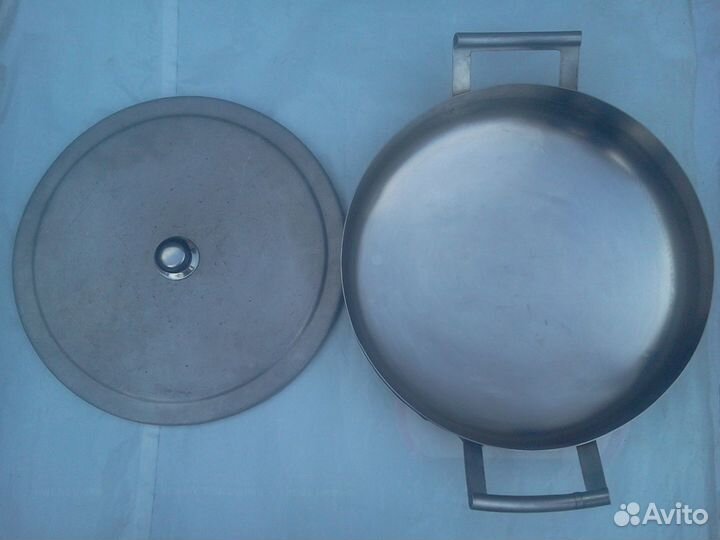 Казан нержавейка переносной с подставкой