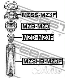 Опора амортизатора mazda 3 (BK) mzss-MZ3F