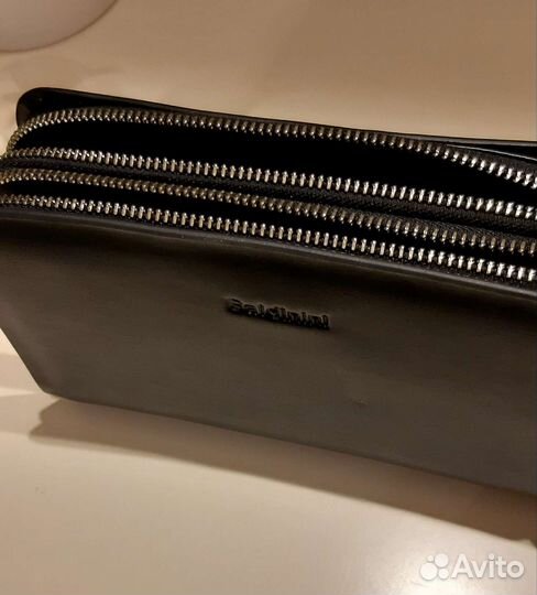 Барсетка кожаная мужская