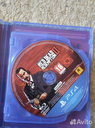 Игра для приставки пс4 рдр2