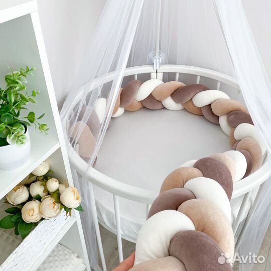 Бортик косичка в наличии