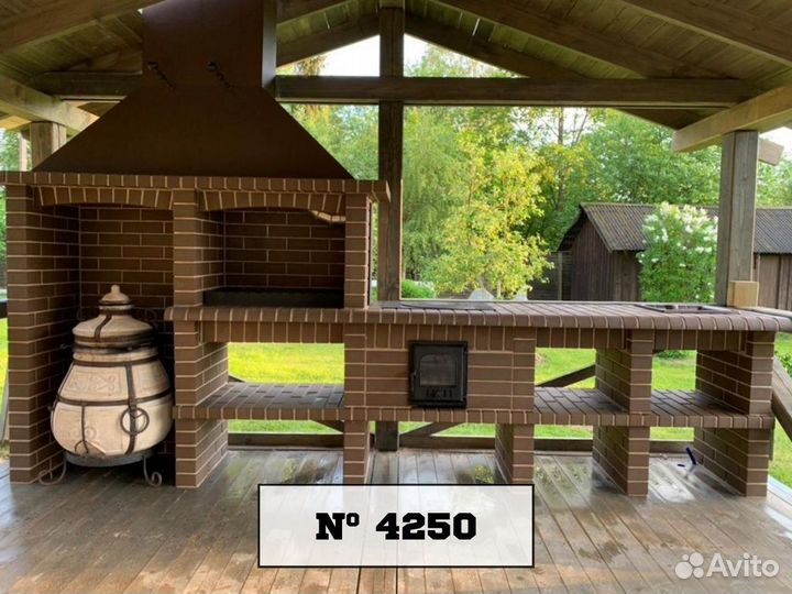 Печь барбекю / Мангальная зона