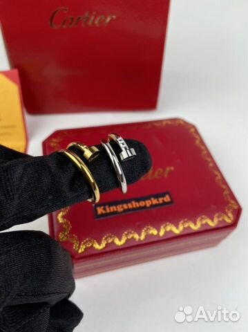 Кольцо Cartier гвоздь